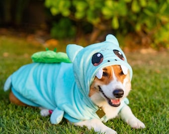 Bulbasaur Dog Costume | Pokémon Outfit For Pets | Anime Dog Apparel | Dog Hoodie | Pet Dog Gift | Pet Apparel | Dog Jacket
