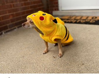 Disfraz de perro Pikachu / Traje Pokémon para mascotas / Ropa - Etsy México
