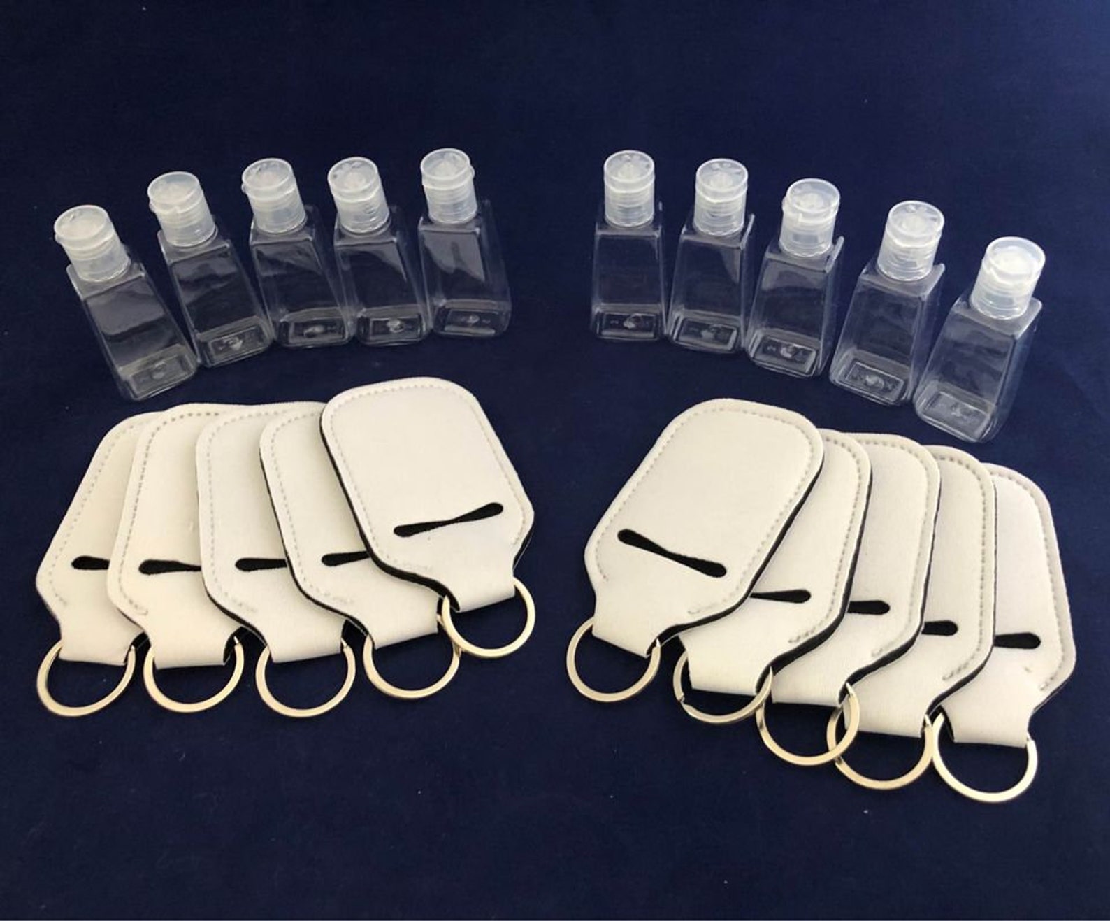 10 Pack Hand Sanitizer Holders with Bottles Sublimation Blanks Etsy