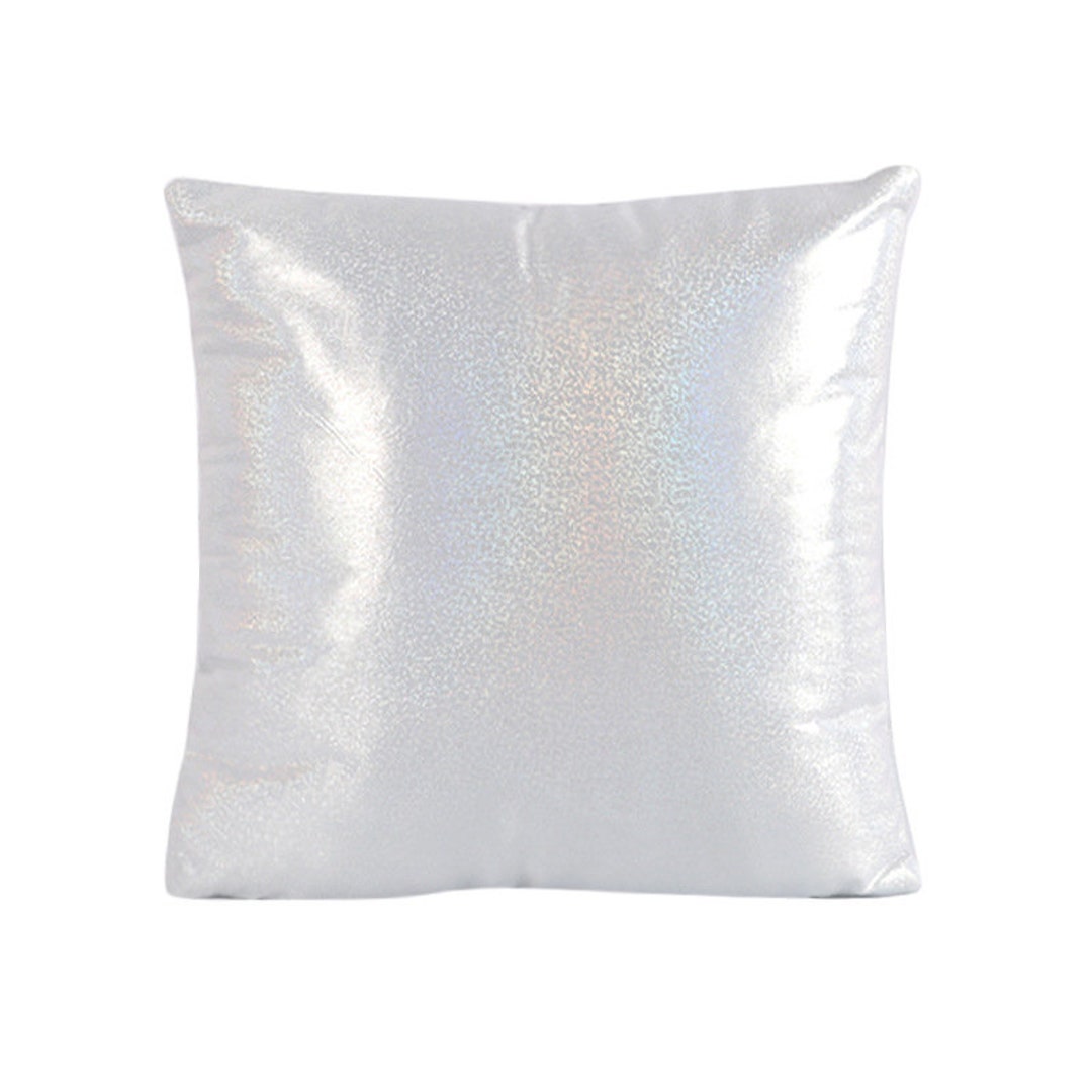 Sublimation Silver Glitter Pillow Case Etsy