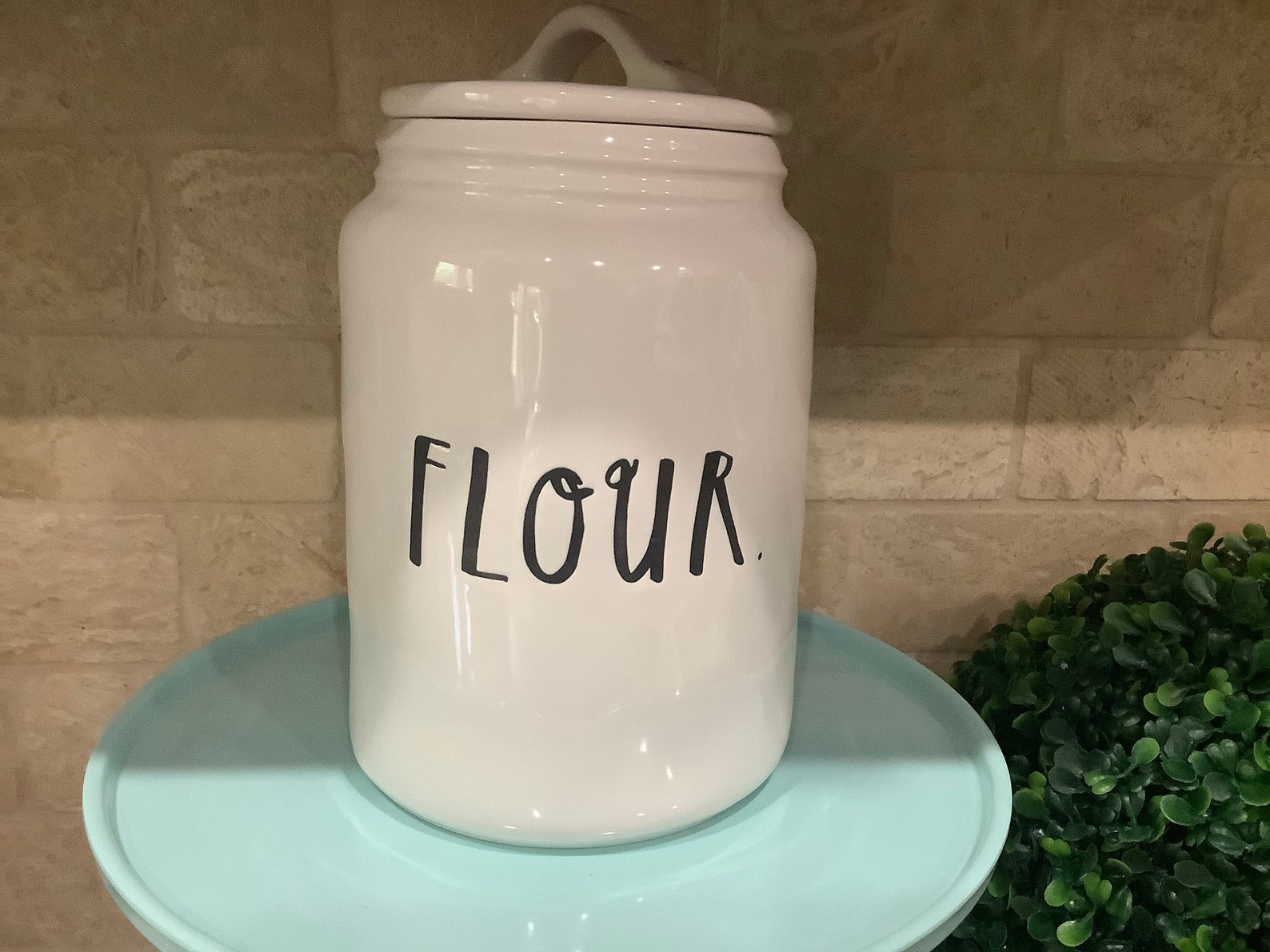 Rae Dunn Stem Print Flour Canister Rae Dunn Rae Dunn Etsy