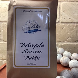 Maple Scone Mix | Scone Mixes | Baking Mixes | Hand-Crafted Mix | British Scone Mix | Bake at Home Scones | Gifts for Foodies