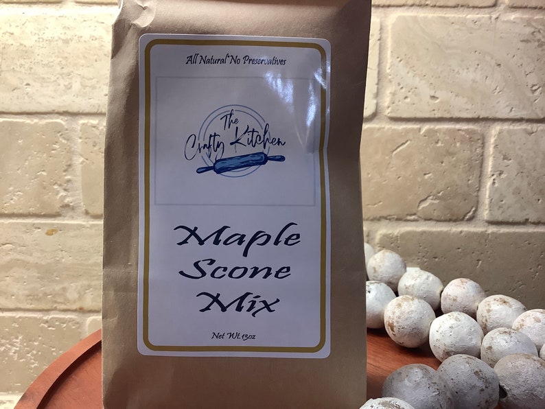 Scone Labels Maple Scone Mix | Hand-crafted, All-natural, Preservative-free - Etsy