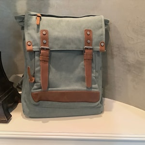 Zaino in tela Discovery / Zaino da viaggio / Zaino da viaggio grande / Zaino da escursionismo / Zaino in tela vintage / Borsa da viaggio di grande capacità