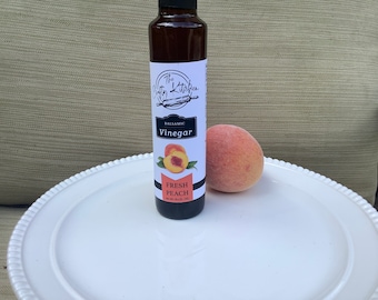 Peach Balsamic Vinegar: Gourmet Cooking & Dessert Vinegar (250 ml)