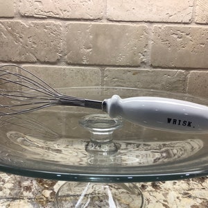 Rae Dunn Classic Stainless Steel Whisk, Whisk With Ceramic Handle, Rae Dunn Classic Whisk, Wine Glass Whisks, Housewarming Gifts