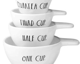 Set di misurini in ceramica con stampa a stelo Rae Dunn