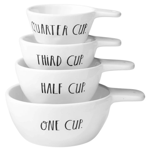 Rae Dunn Stem Print Measuring Cups, Rae Dunn Measuring Cups, Rae