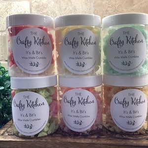 Wax Melt Crumbles, Creepy Wax Melt, Black Owned Shops Candles, Homemade Wax Melts, 100% Soy In 5oz Container, Housewarming Gift