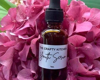 Natural Bakuchiol Oil Serum, Rosehip & Berry Seed Oils, 1oz