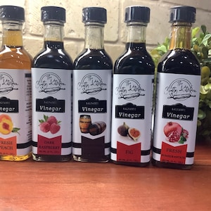 Mini Balsamic Vinegar, Flavored Balsamic Vinegar, Balsamic Vinegar, Organic Flavored Vinegar, Housewarming Gifts, Natural Flavored Vinegar