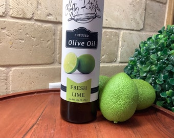 Lime Infused Olive Oil: Zesty Flavor (8.5 oz)