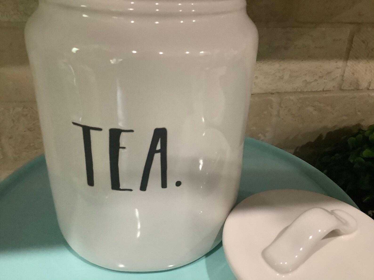 Rae Dunn Tea Canister Tea Canister Tea Holder Etsy