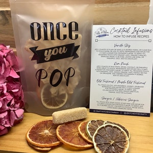 Cocktail Infusion Bags, cocktail Infusion Kit, Cocktail Kit, Bridal Party Gifts, Shower Gifts, Bridesmaid Gifts. Mini Infusion Wedding Favor