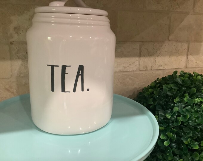 Rae Dunn Tea Canister Tea Canister Tea Holder Etsy