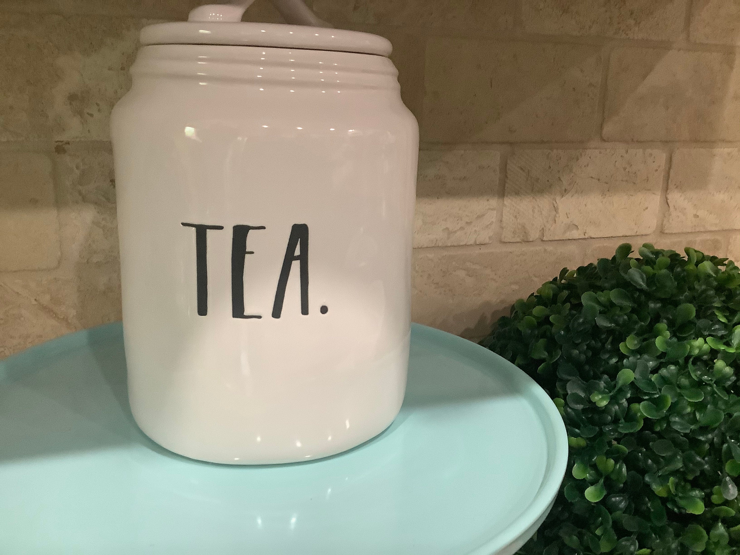Rae Dunn Tea Canister Tea Canister Tea Holder Etsy