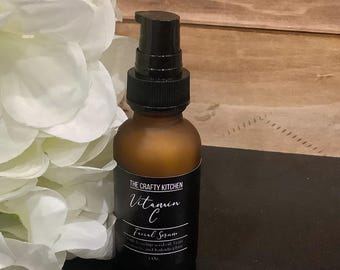 Natural Vitamin C Facial Serum, Rosehip & Kakadu Plum, 1oz