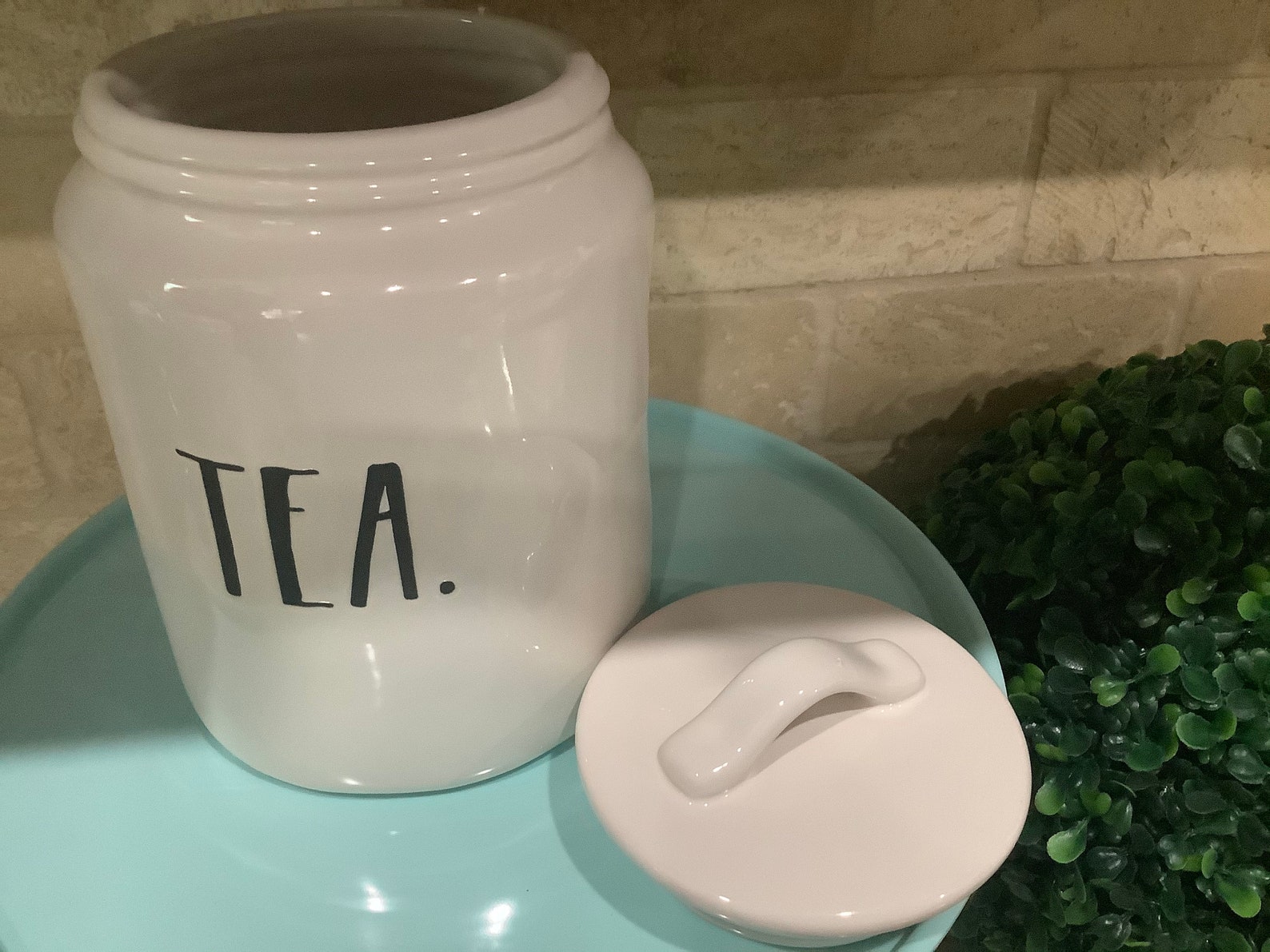 Rae Dunn Tea Canister Tea Canister Tea Holder Etsy