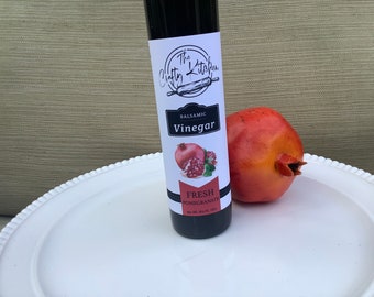 Vinagre balsámico natural de granada, botella de 250 ml