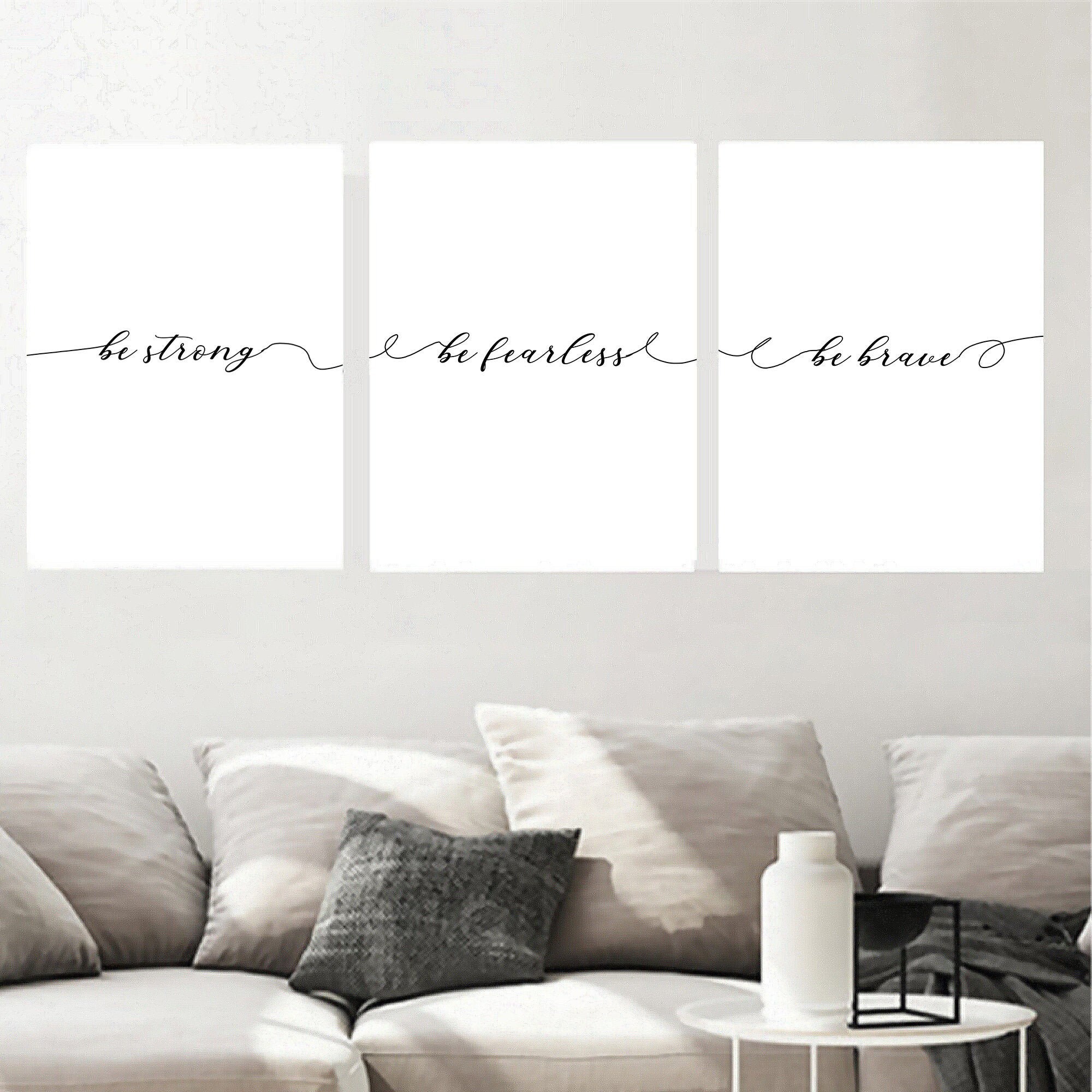 Living Room Art Decoración de la pared de la sala de estar | Etsy