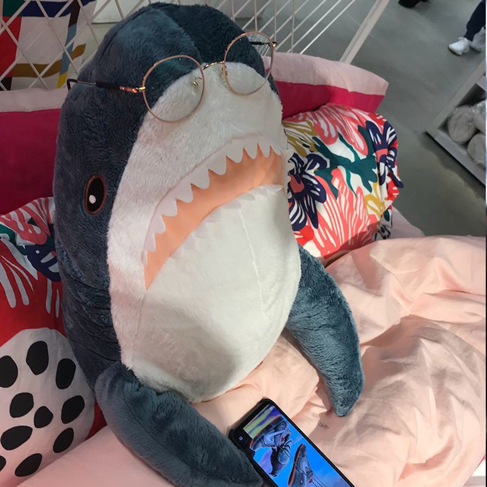 Giant Shark Plush Toy Big Size Stuffed Shark Plushies Soft Etsy
