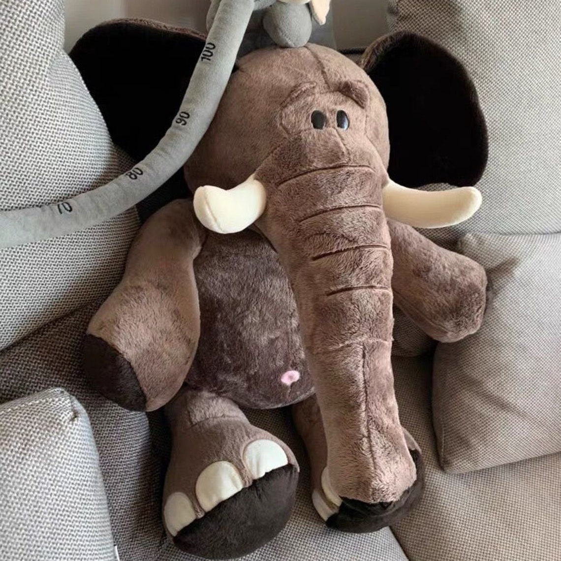 Giant Elephant Plush Toy Big Size Stuffed Animal Plush Toys Etsy