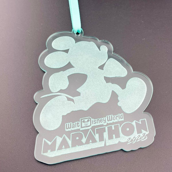 2023 Walt Disney World Marathon Weekend Mickey RunDisney - Inspired Ornament Runner Gift Marathon Half-Marathon 10K 5K WDW Dopey Run Disney