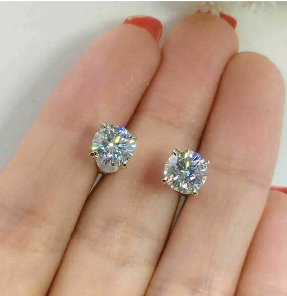 5ct diamond earrings deals