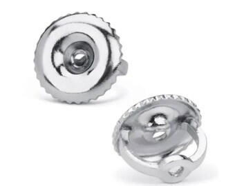 14k White Gold Replacement 1 Pair Screw Back for Stud Earrings Value 75.00