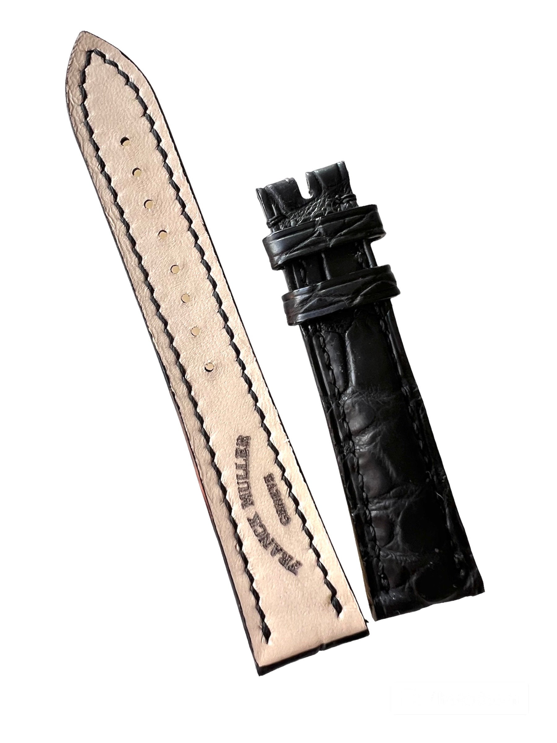 フランクミュラー　レザーストラップ フランク ミュラー 腕時計 レザー ストラップ 19-16 mm - Etsy 日本