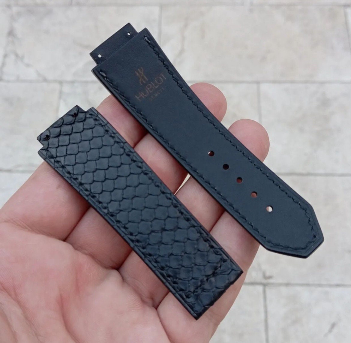 Hublot geneve leather strap watch hotsell