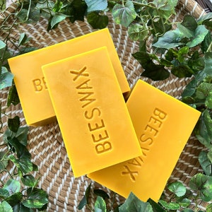 100% Pure Beeswax Bars,  Triple Filtered  Bars