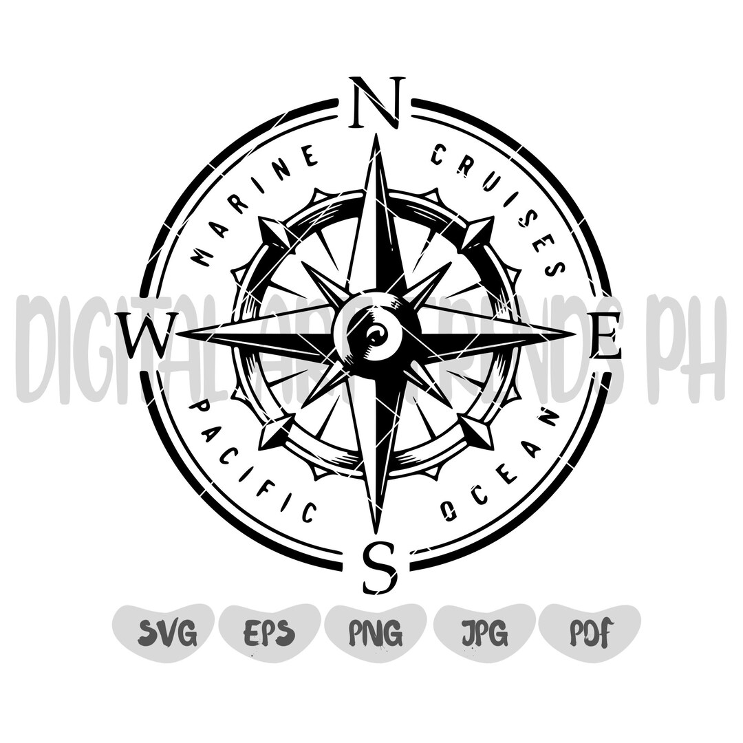 Kompass SVG Kompass Rose SVG Kompass SVG SVG Jpg Png Etsy.de