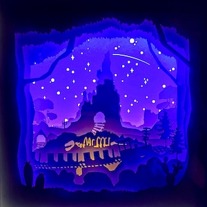 Big Thunder Mountain Railroad Attraction Inspired Luminary