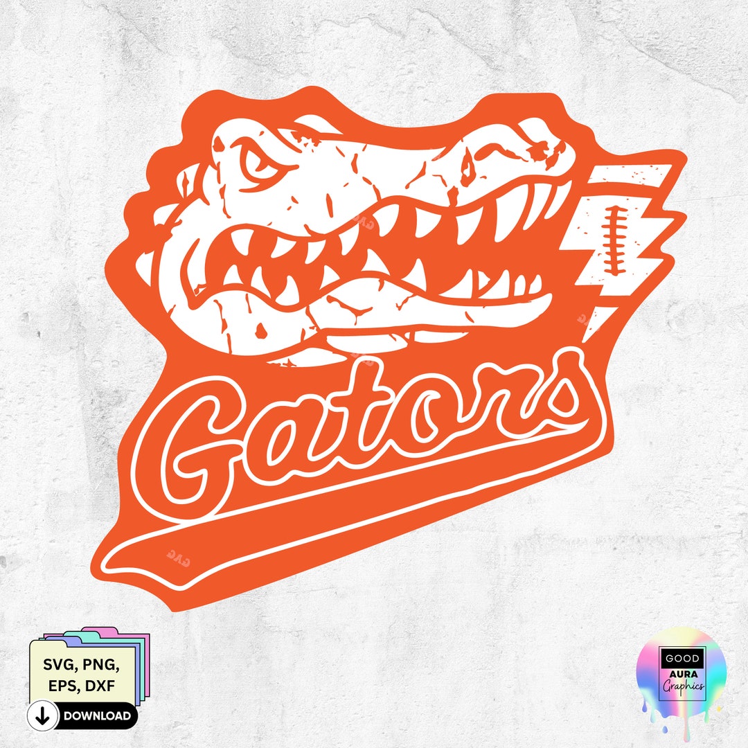 Gators Fan Distressed SVG UF Football PNG Florida Alligator Game Day