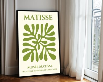 Henri Matisse Exhibition Art Print: Abstract Cutouts, Botanical