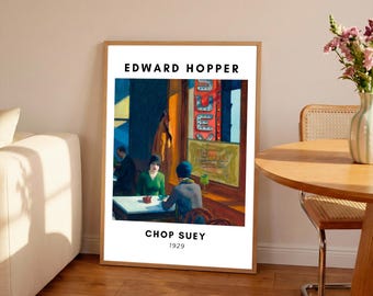 Edward Hopper Chop Suey Art Print: Mid-Century American Realism