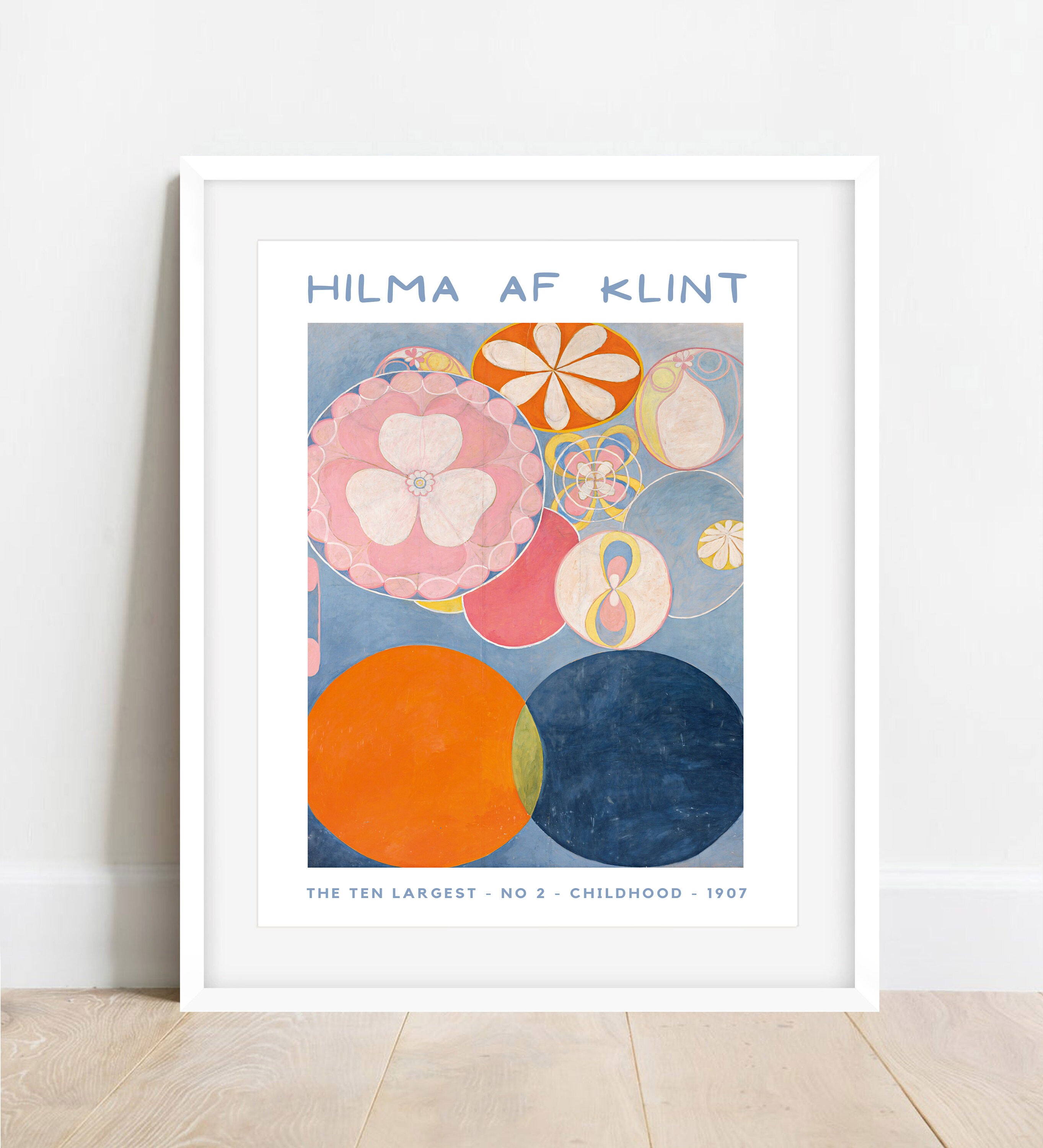 Hilma Af Klint - The Ten Largest No2 - Childhood -  Hilma af Klint Poster Hilma Poster Abstract Poster Klint Birthday Gift Idea Housewarming