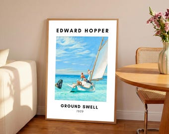 Edward Hopper Ground Swell Poster: American Realism Art Print