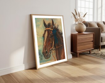 Ludwig Koch Horse Art Print: Vintage Horse Illustration