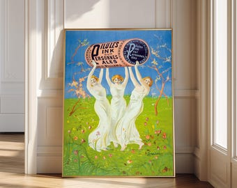 Leonetto Cappiello Poster vintage di alcolici italiani: arte da parete del bar di Parigi