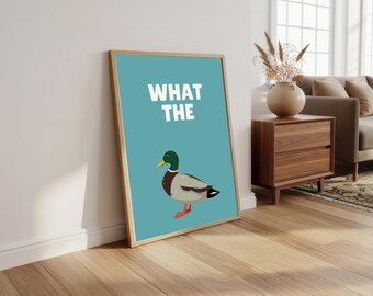 What the Duck Print: Rolig typografisk konst i hallen