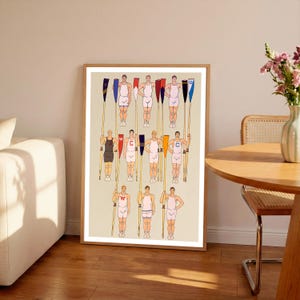 Plakat artystyczny Edwarda Penfielda „Wioślarz”: Vintage College Crews