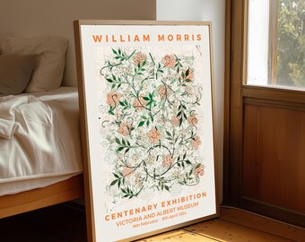 William Morris 'Jasmine' Art Nouveau Exhibition Poster