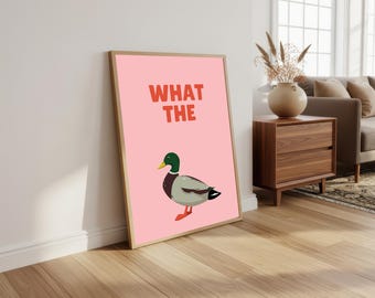 What the Duck-tryck: Rolig hallkonst (A4/A3)