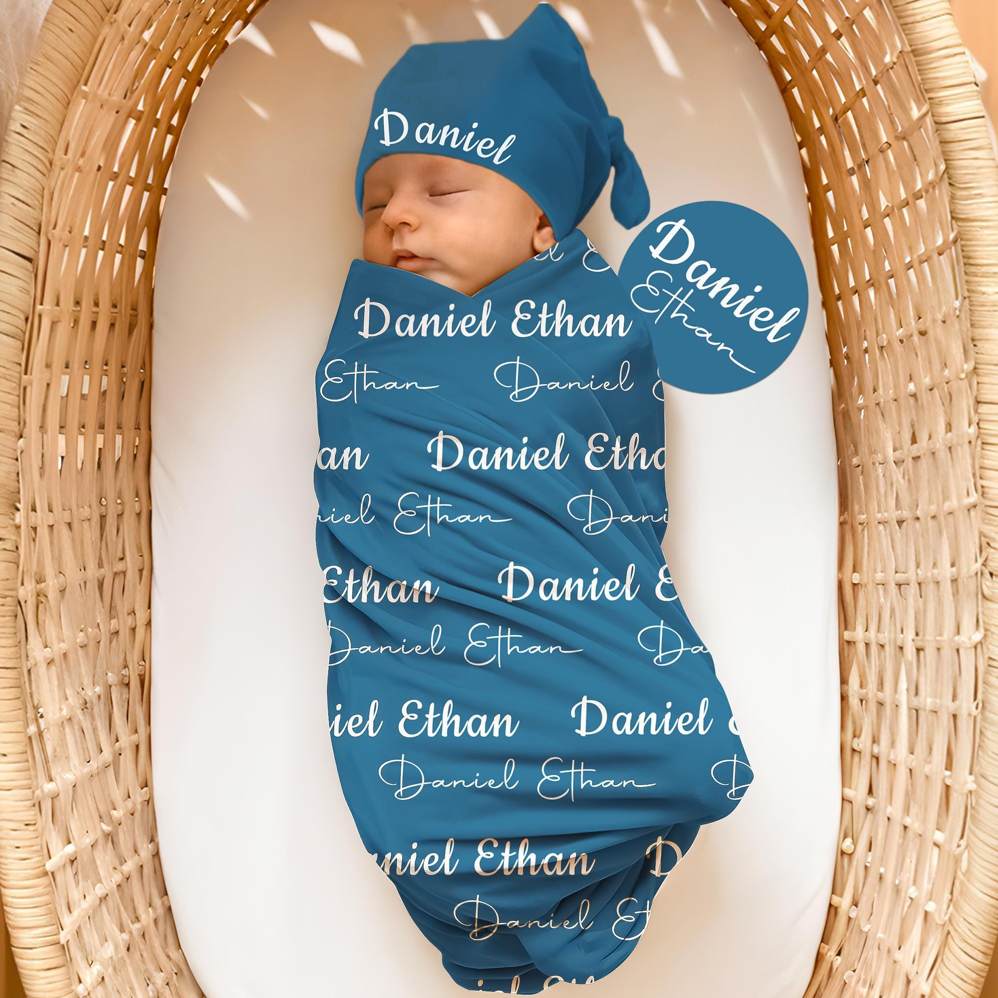 Personalized Blanket With Name - Custom Baby Or Adult Fleece Blanket In 3 Sizes (30x40, 50x60, 60x80 Inches) - View #4