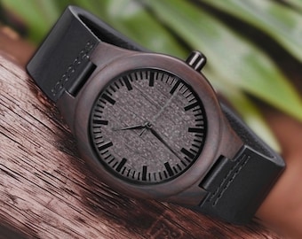 Engraved Mens Watch, Custom Wrist Watch For Men, Personalized Gift for Husband, Dad, Father – Birthday, Anniversary, Fathers Day, Christmas