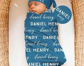 Personalized Boy’s Baby Name Blanket - Hospital Coming Home Outfit ...