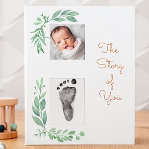 Baby Memory Book and Baby Photo Album, Baby Book Girl Boy Gender Neutral, Pregnancy Journal, Baby Scrapbook, Baby Keepsake, Baby Shower Gift