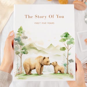 Baby Memory Book and Baby Photo Album, Baby Book Girl Boy Gender Neutral, Pregnancy Journal, Baby Scrapbook, Baby Keepsake, Baby Shower Gift